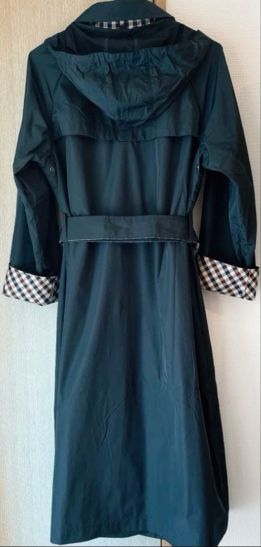 Aquascutum レディースダークグリーン レインコートM