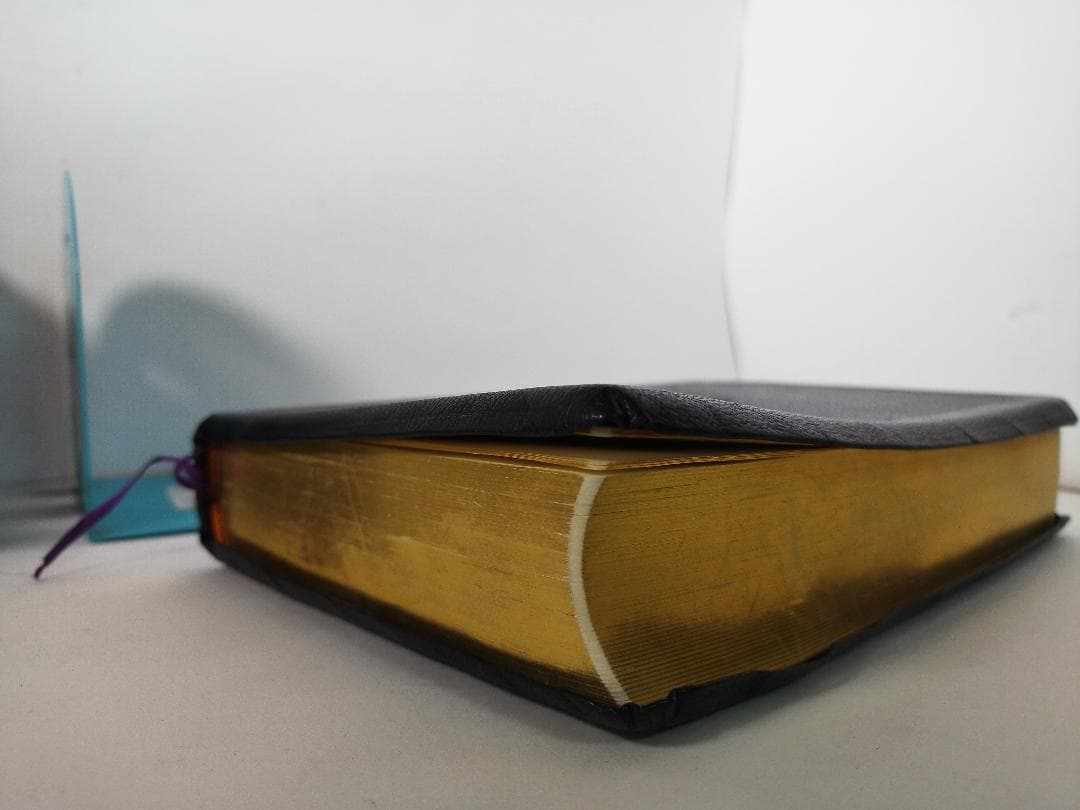 JCO59S 口語訳 大型引照つき聖書 革装　引照つき 折革装・三方金