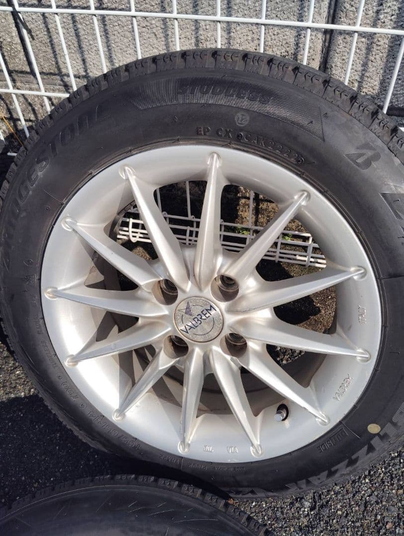 ①VALBREM 14インチ スタッドレス４本セット(２本価格)①②セット品