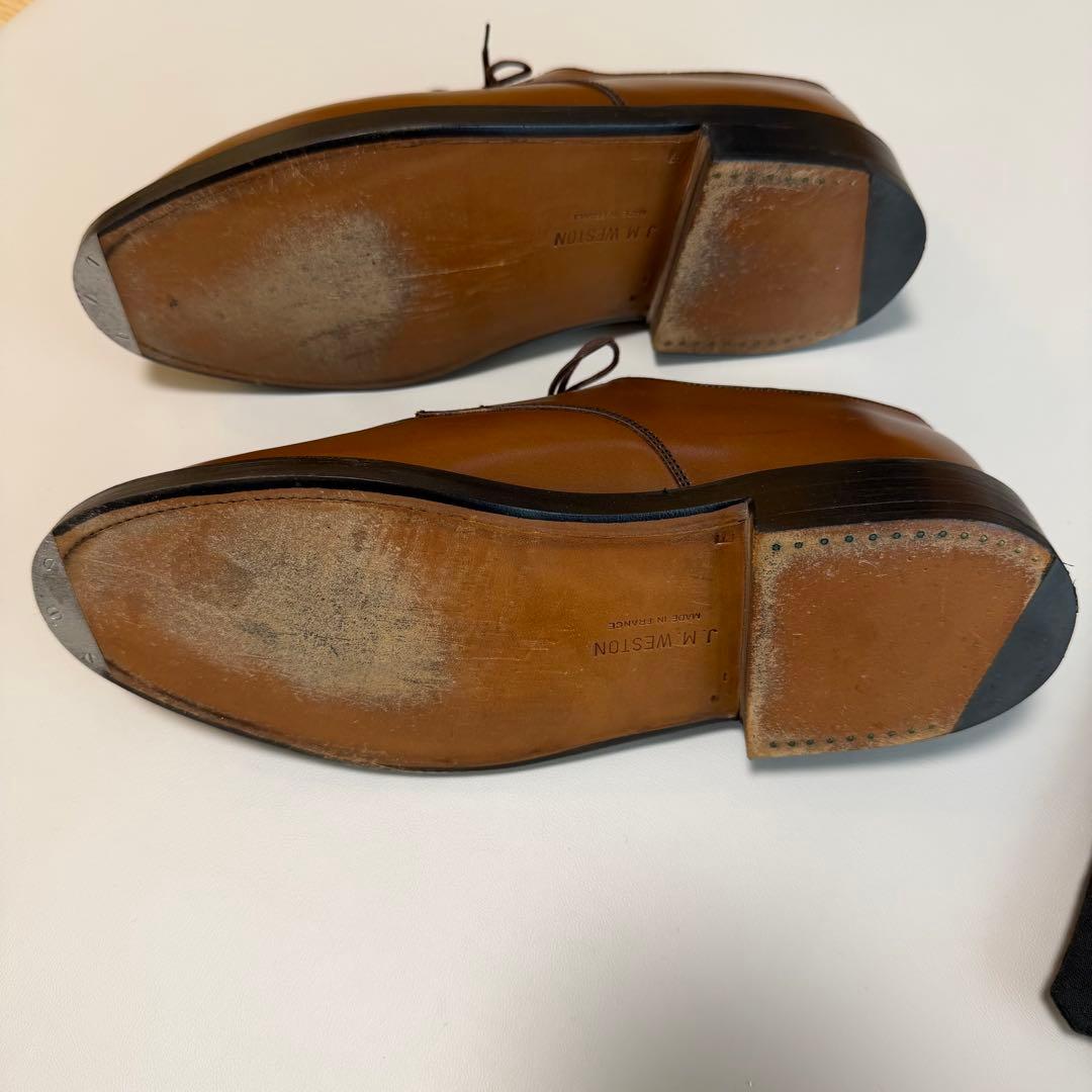 J.M.Weston ハーフハント598 ロシアンカーフ 5.5e ブラウン茶