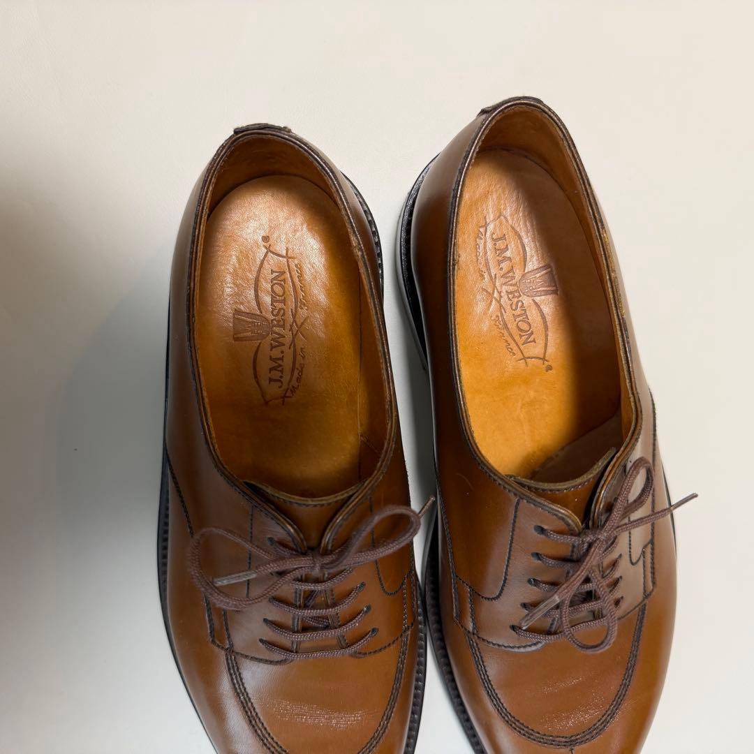 J.M.Weston ハーフハント598 ロシアンカーフ 5.5e ブラウン茶