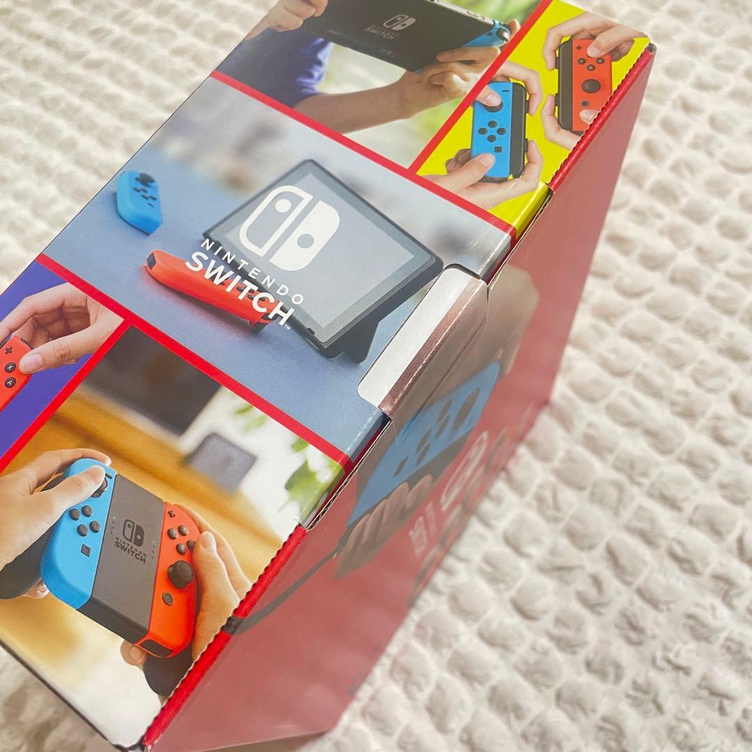 【ソフト付属】新品 Nintendo Switch ネオンブルー/レッド