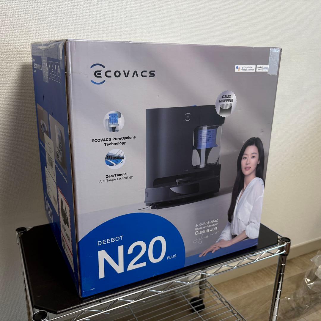 【新品】現品限りECOVACS DEEBOT N20 PLUS 黒ルンバ型掃除機