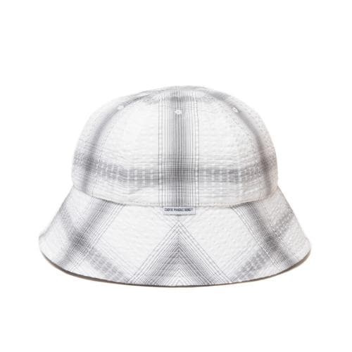 新同 25SS COOTIE オンブレチェック ボールハット グレーL 付属品有