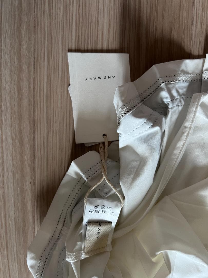 Coco pleats swimwear♡andmary black/white