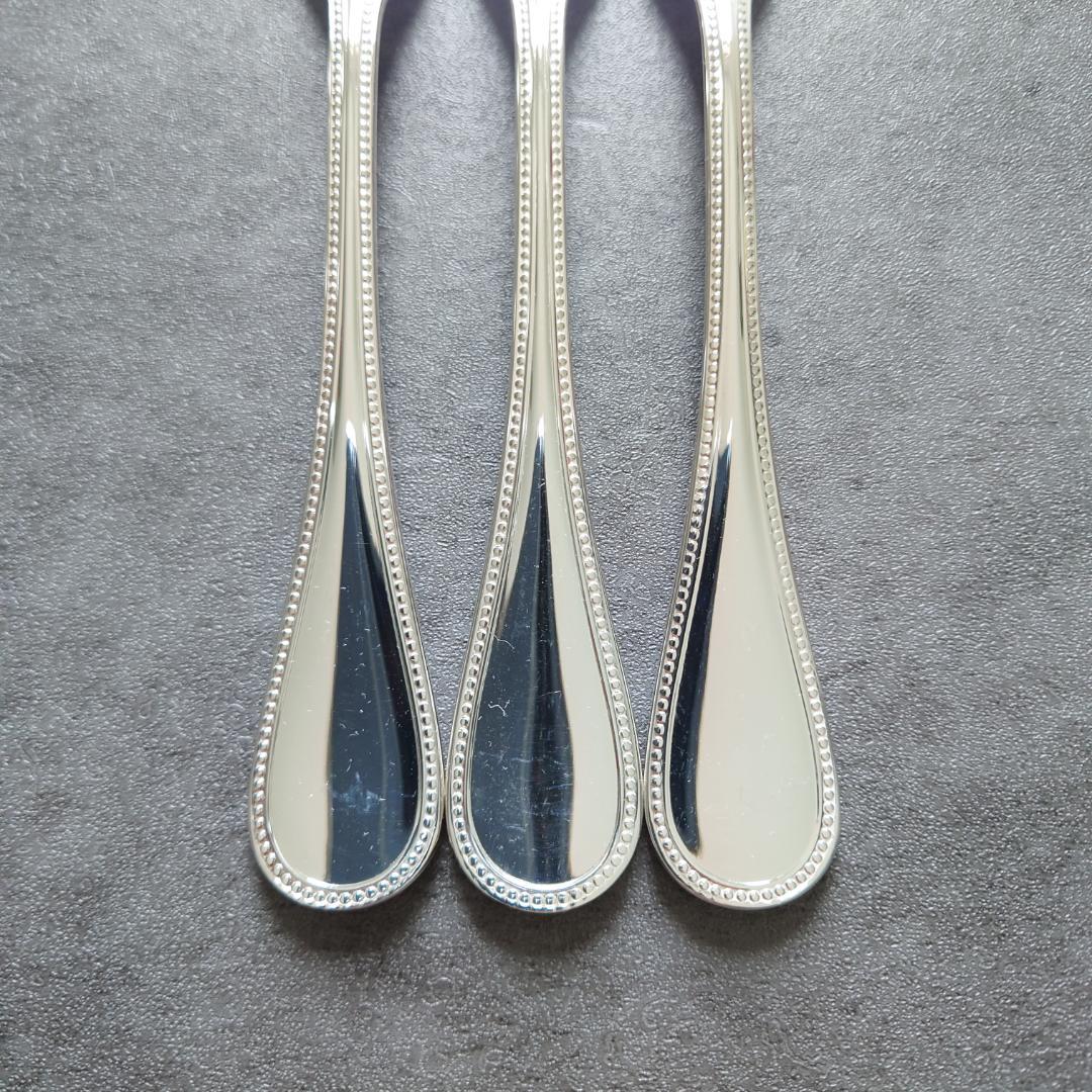 希少 美品 クリストフル パール デザートフォーク 3点