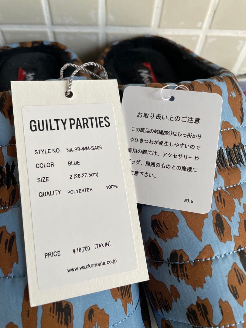 た*い様 WackoMaria×NANGA×SUBUサンダル完売品 スリッポン