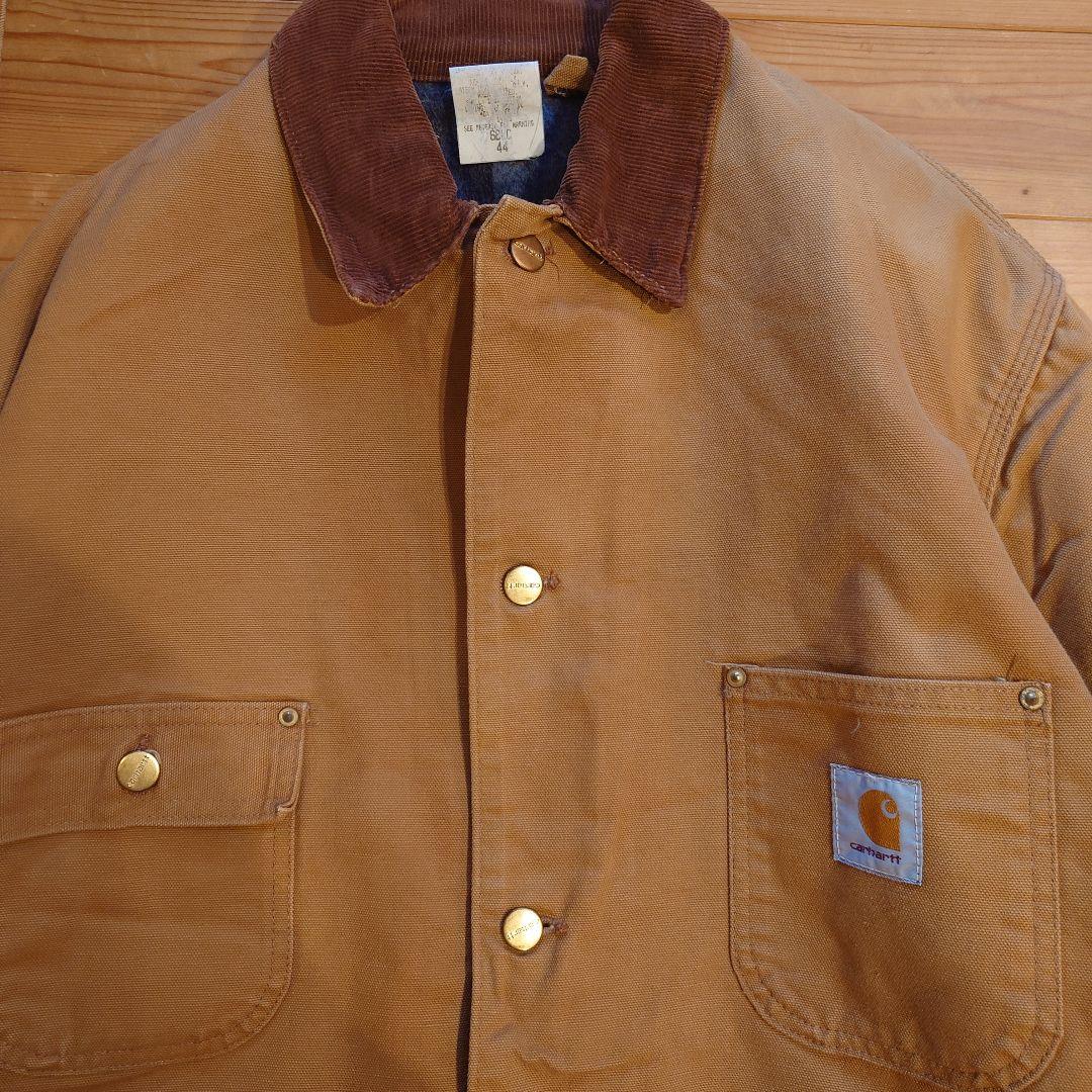 USA製 星タグ Carhartt カーハート チョアコート 44