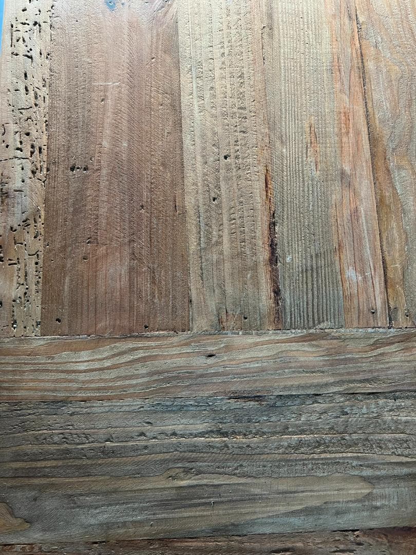 天然木 コンソール 140cm幅 WE-883 パイン古材 ラック アンティーク