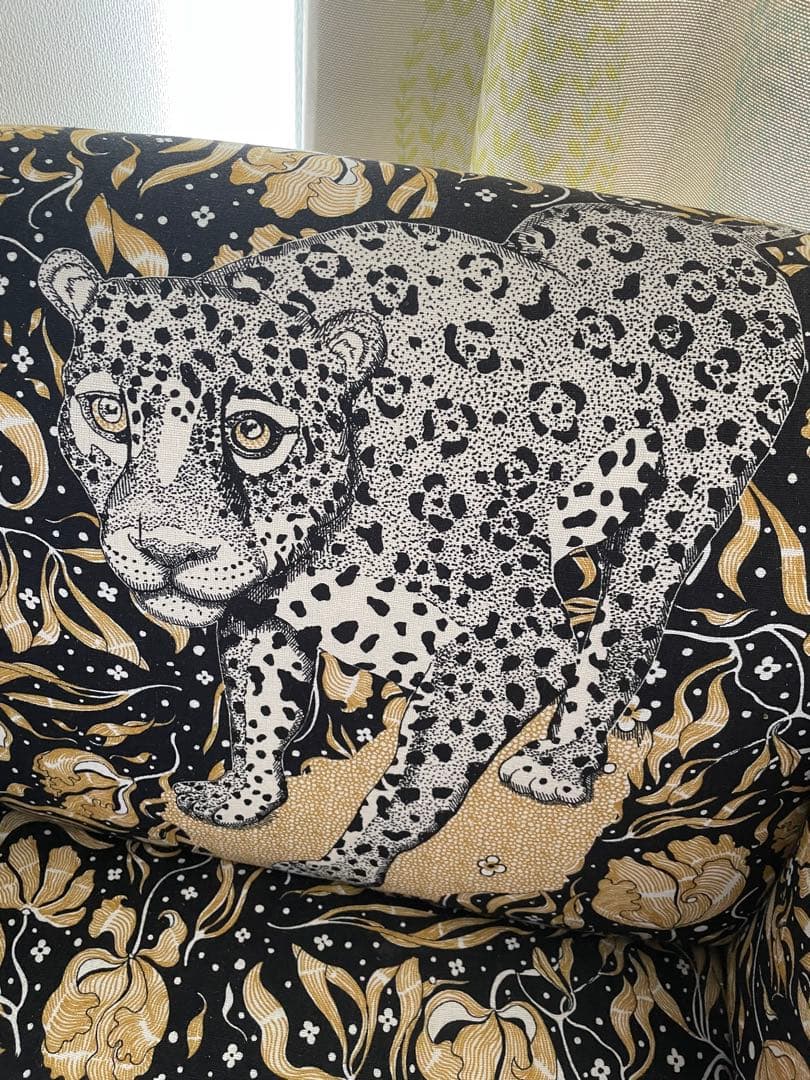 【美品】Anthropologie 豹柄アクセントチェア