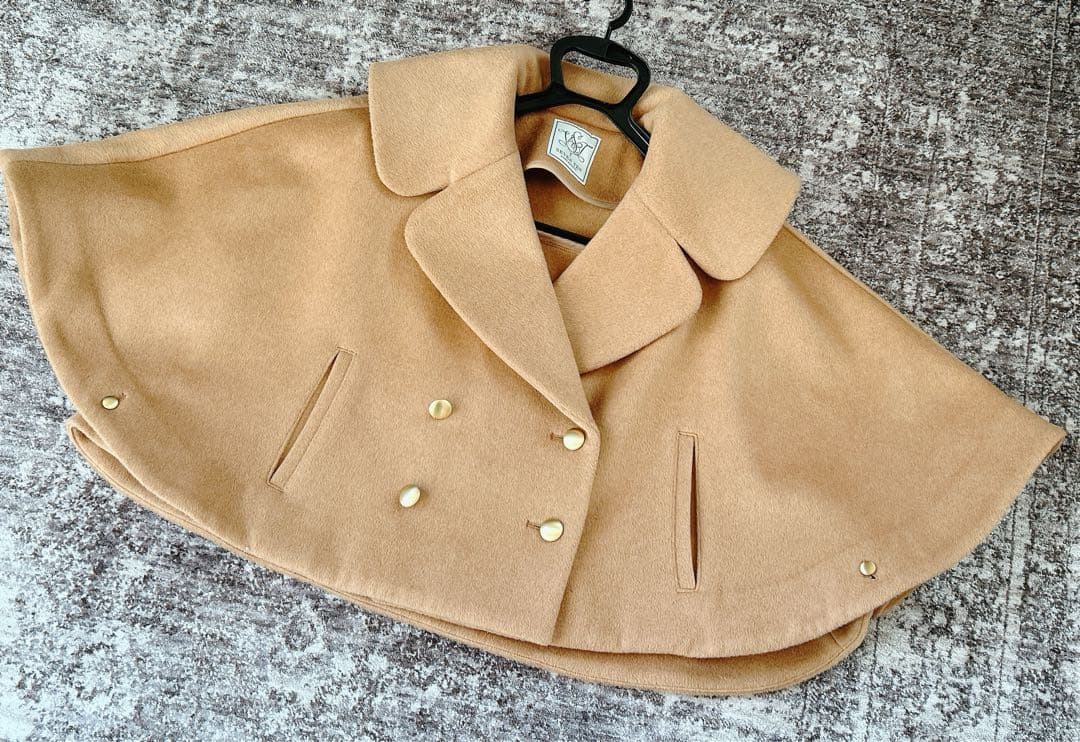 yuuuiseventen セブンテン ダブルブレストショートコート xs