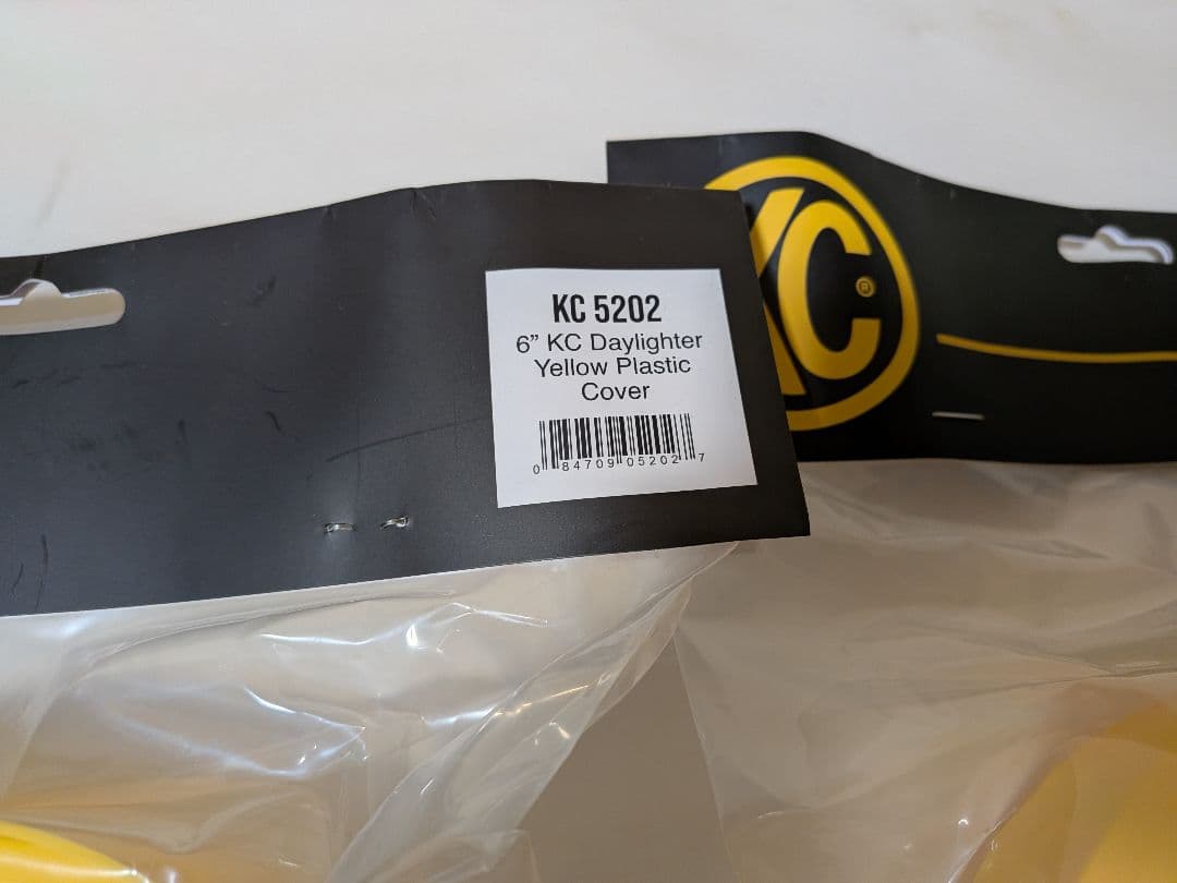 KC デイライター 6インチ用 イエロースマイルカバー正規品　ニコちゃんカバー