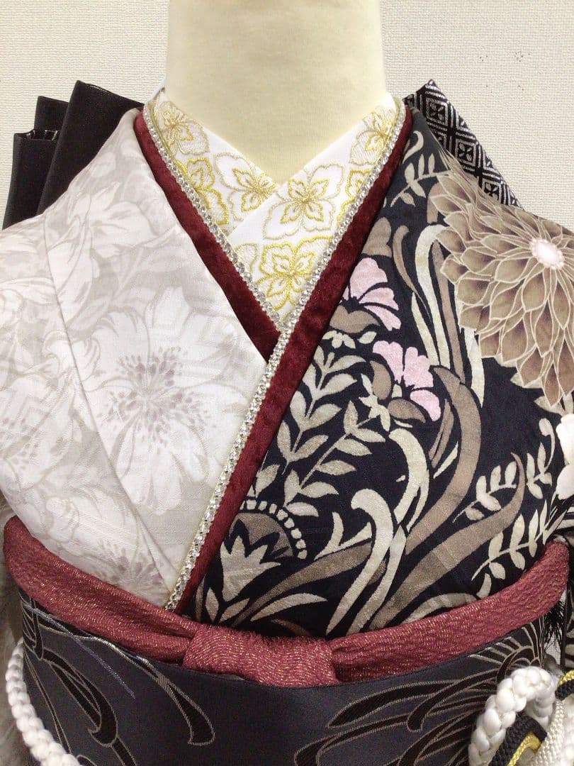 【157~170センチぐらいの方が適応サイズ】振袖フルセット玉城ティナK-967