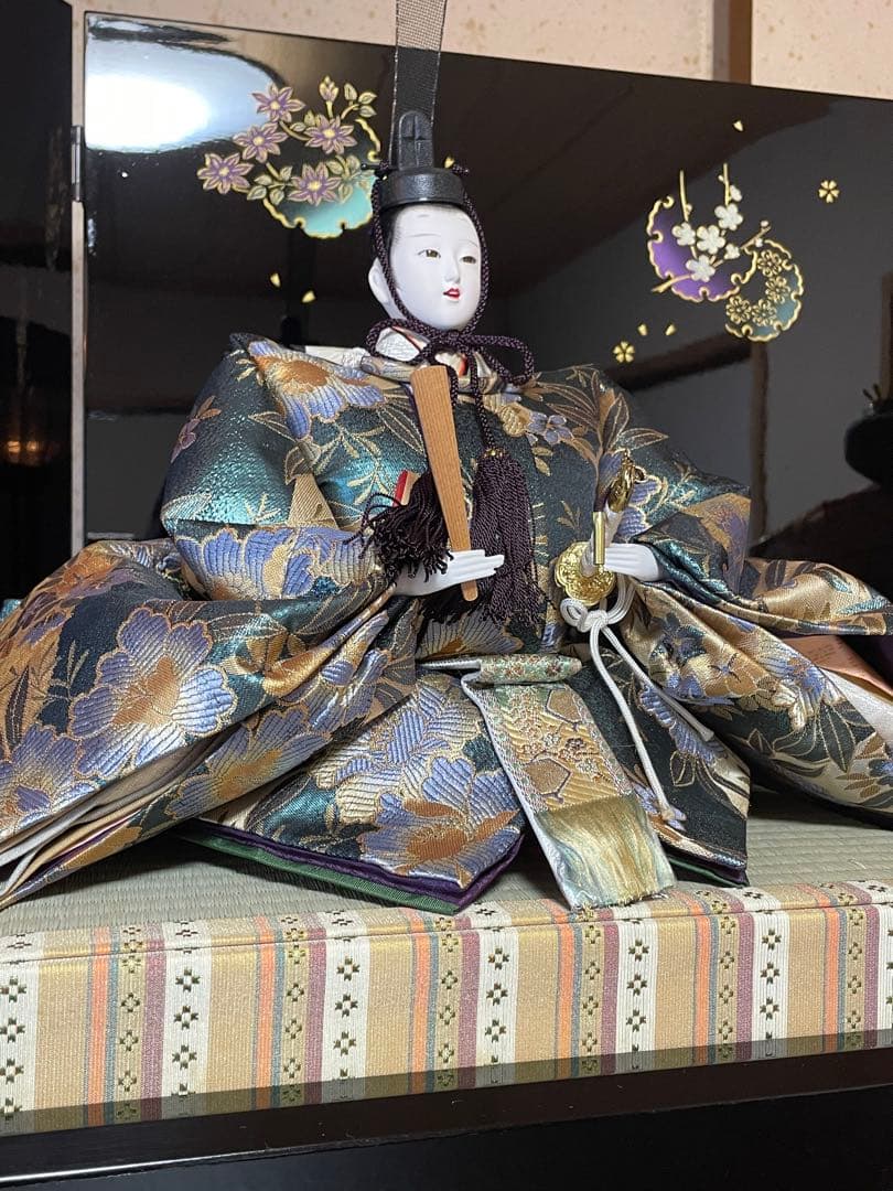 【大型】京都系 作家物 雛人形一式 人形司 鬼寿作 松慶雛 京雛殿上