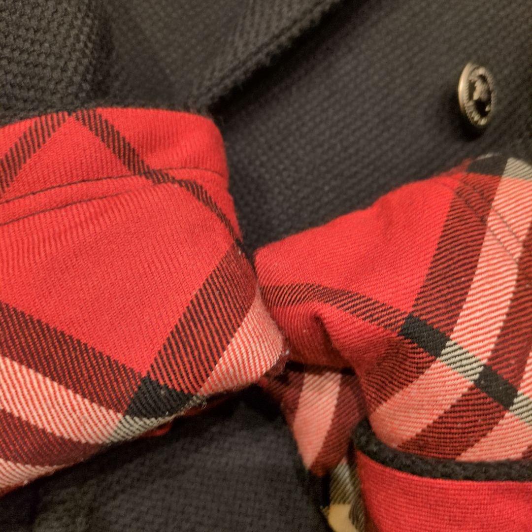 希少 バーバリーブルーレーベル ピーコート ナポレオン ジャケット 黒 S 36