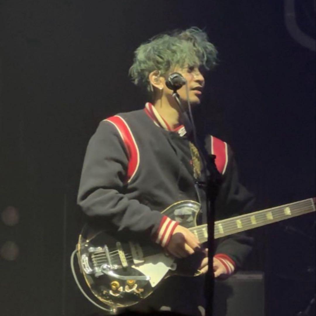 02aw 常田着 初期 Supreme レザー 切り替え スタジャン old 黒