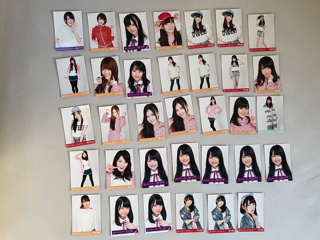 橋本奈々未、齋藤飛鳥、松村沙友理、生田絵梨花、秋元真夏、桜井玲香　写真　バラ売り