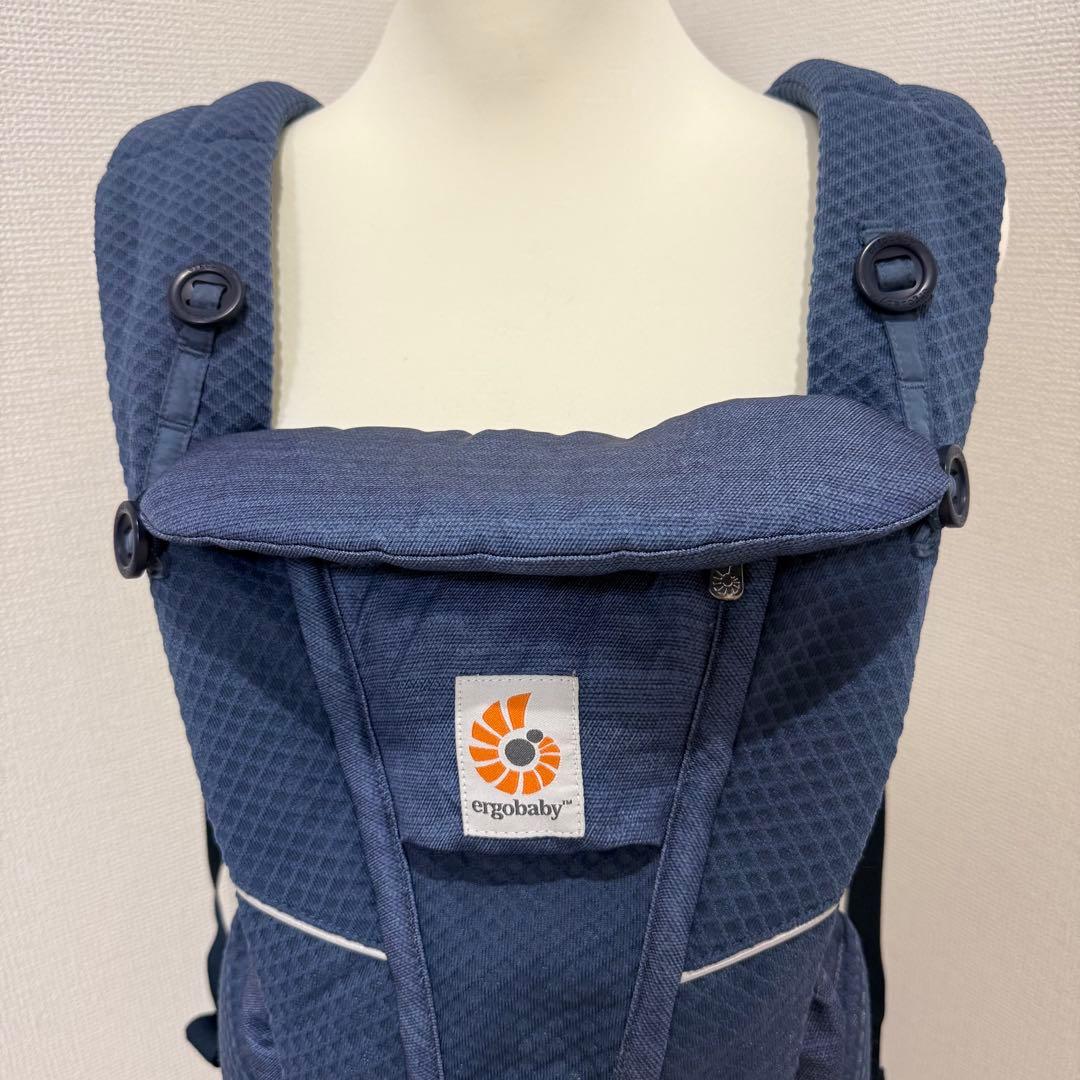 【極美品】エルゴベビーオムニブリーズ　へザードデニムブルー日本限定品