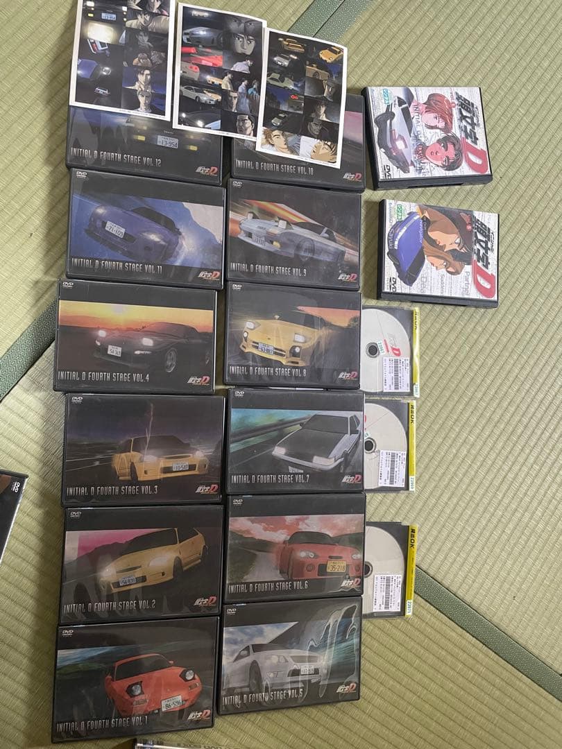 頭文字D DVDセット34枚　ステッカー付き