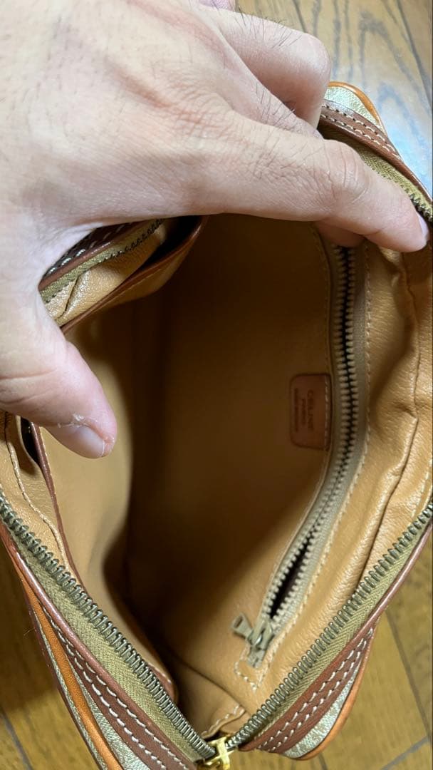 CELINE セリーヌ マカダム柄 セカンドバッグ クラッチバッグ