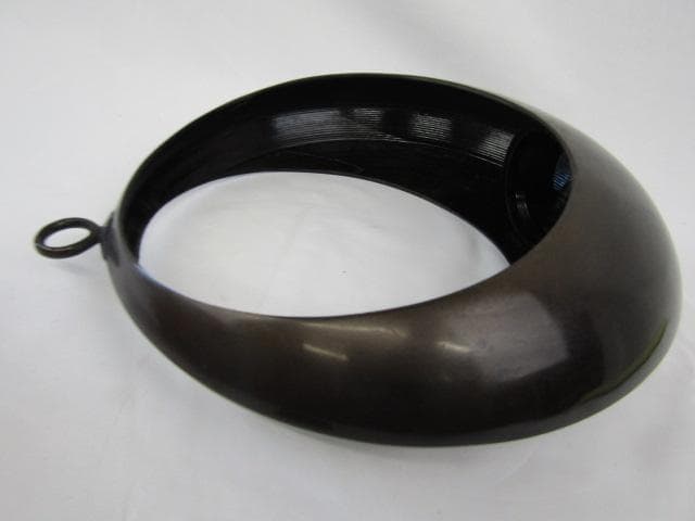 唐銅 吊花生 満月 9寸 高さ30ｃｍ 重量1.3ｋｇ 剣山付 Y5-0517