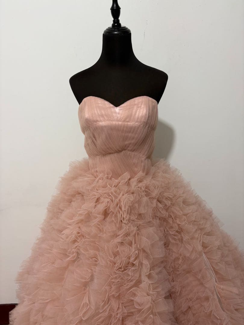 カラードレス　ピンク　dress production