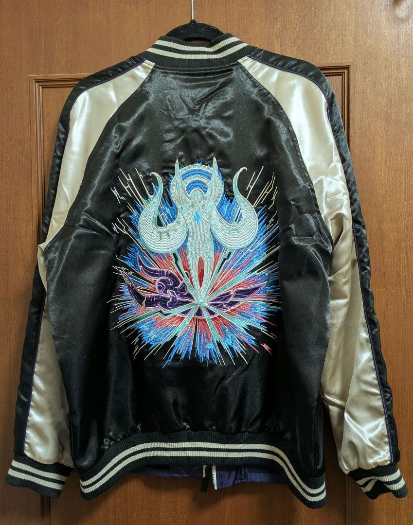 【peopoo】FF14　刺繍ジャンパー　ハイデリン＆ゾディアーク　XL