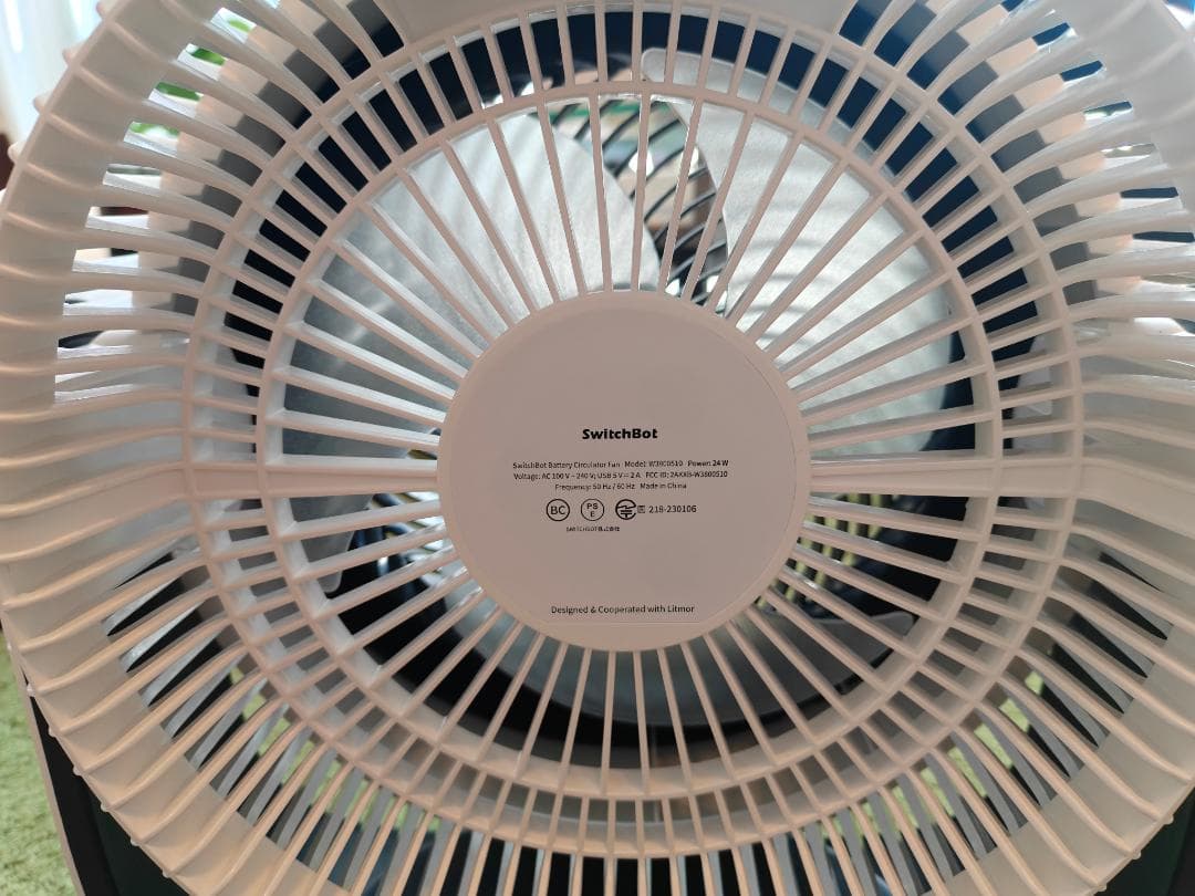 SwitchBot スマートサーキュレーター リモコン付き コードレス使用可能