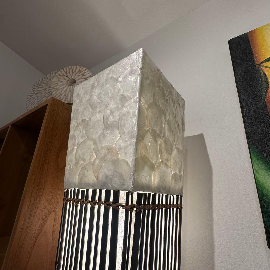 たまバリ島バンブーシェルフロアスタンド 2個セット通常55,000円が