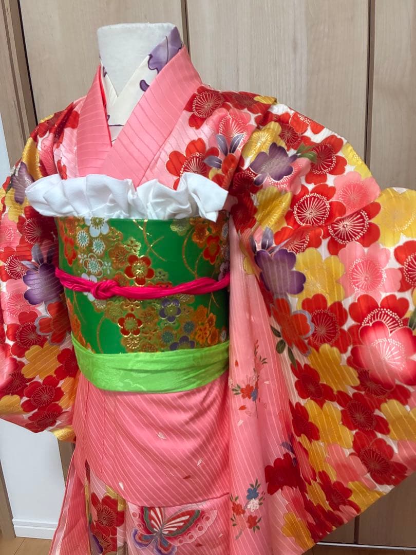 【七五三 7歳】乙女ピンクの梅づくし♡豪華フルセット＊写真映えNo.1