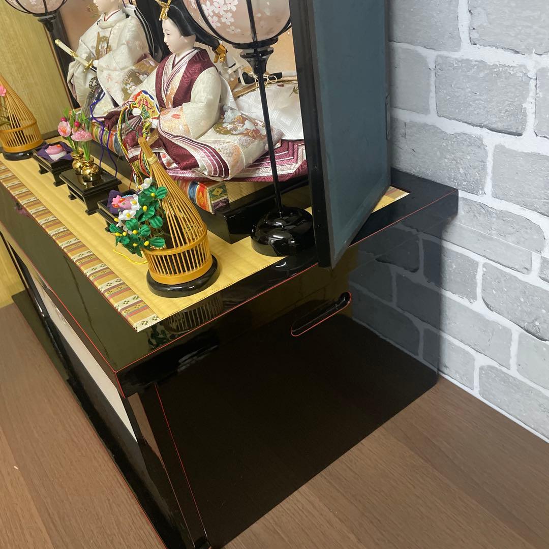 雛人形 収納飾り 美品
