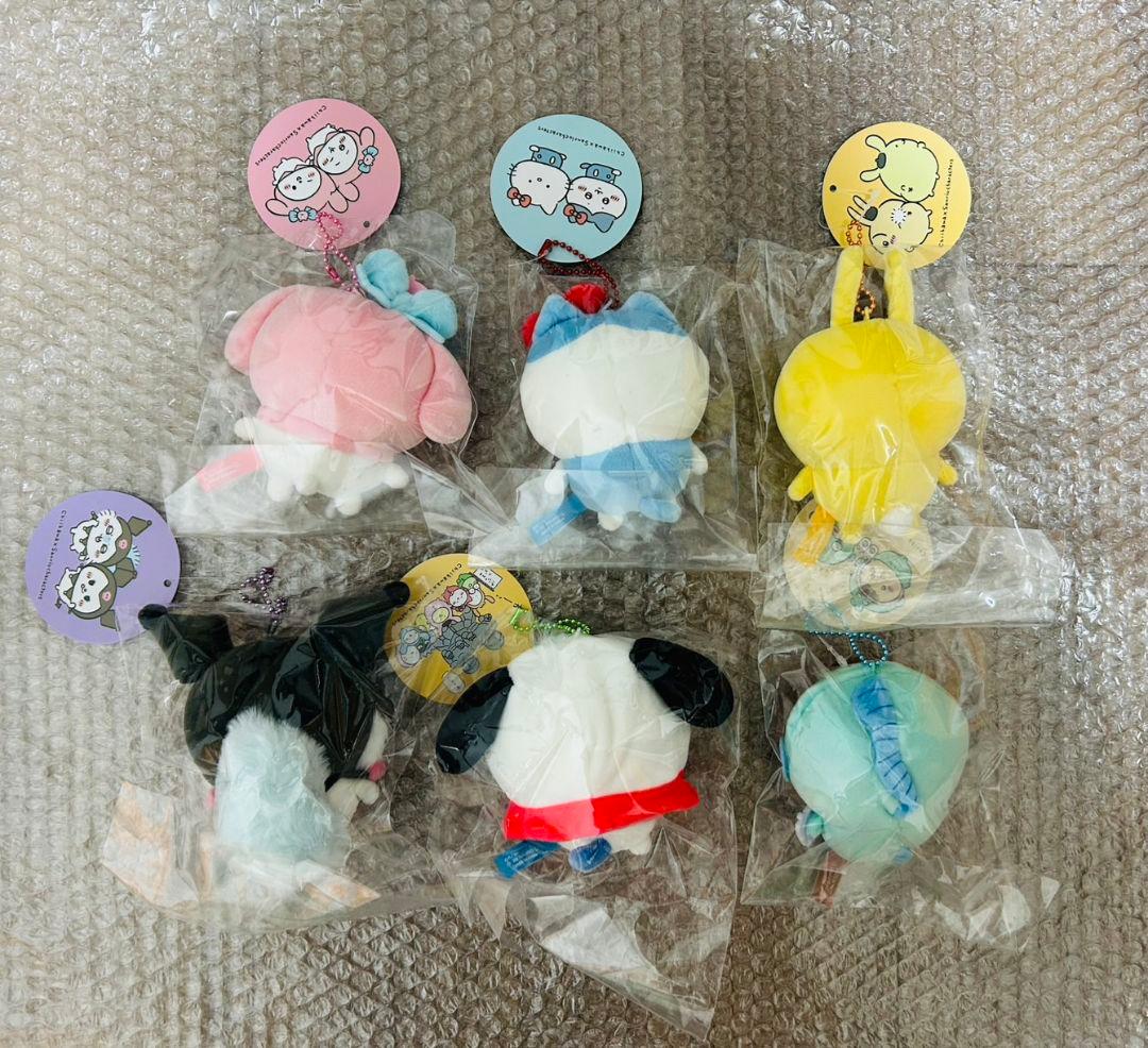 ちいかわ×サンリオキャラクターズ ぷちミニマスコット 6種 第１弾 新品未開封