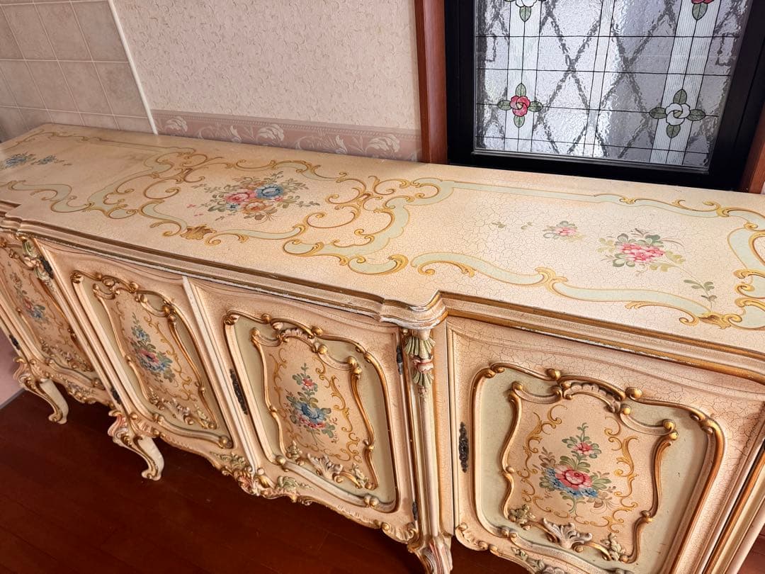姫系アンティーク　特価　ロココ　高級イタリア　チェスト　タンス　シリック❓