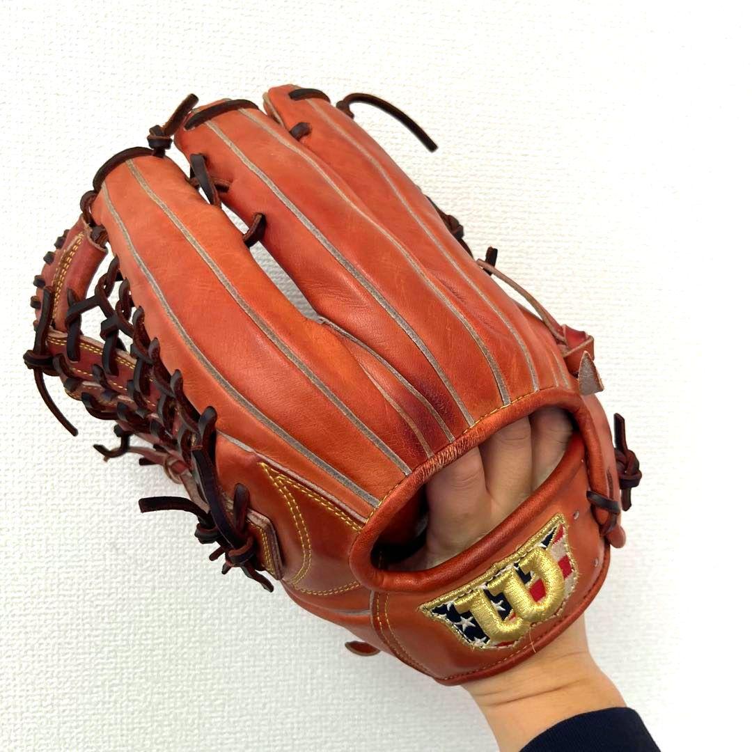 756 ウィルソン スタッフ DUAL 型抜群 即戦力 硬式 外野手グローブ 左