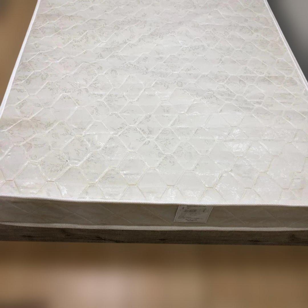 木目調 ダブルベッド 照明付き グレー系 おしゃれ 北欧風 250628-