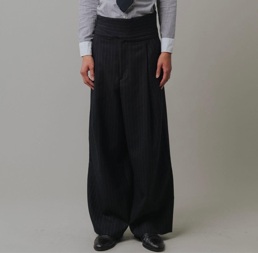 GROSGRAIN ストライプ ダブルブレストスーツセット