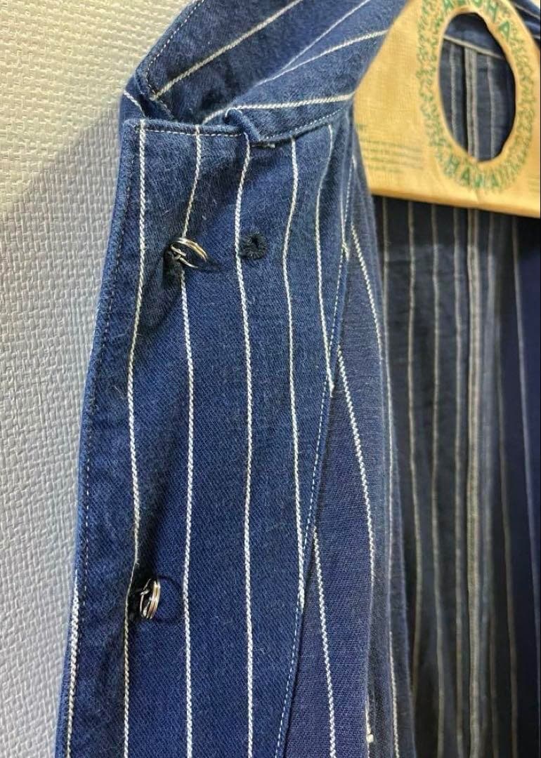 HEADLIGHT　WOVEN STRIPE DENIM WORK COAT