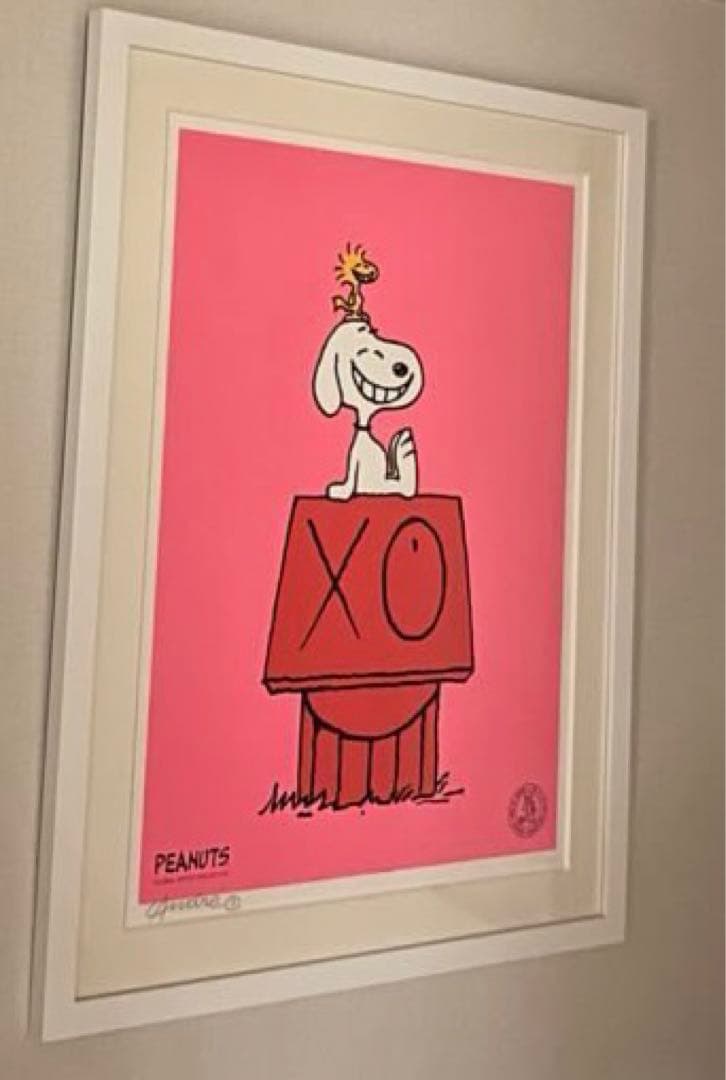 【額装付き】当選品Andre Saraiva × SNOOPY