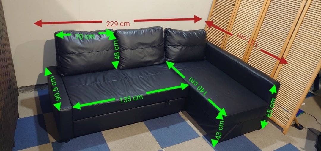 東京都23区送料込◆ イケアのソファベッド　 (TP04700)