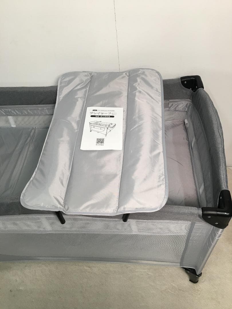 訳あり新品　ベビーベッド 折りたたみ ベビーサークル 1323-140