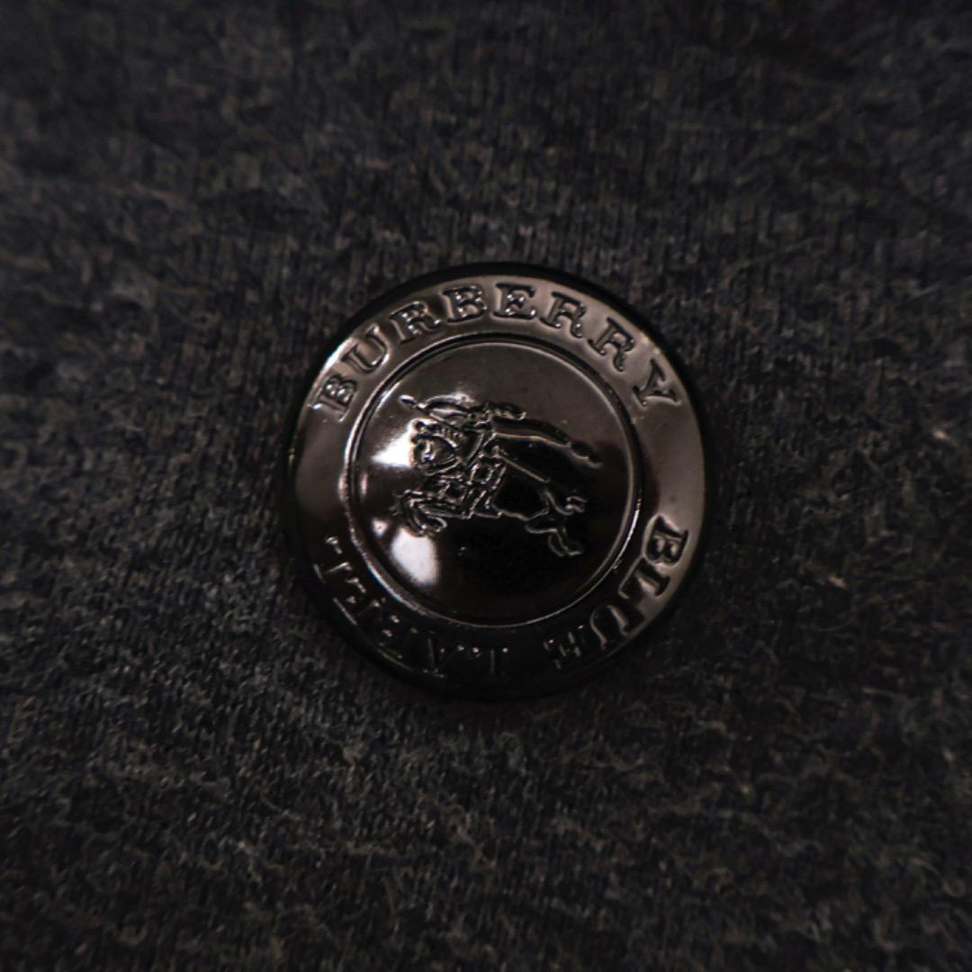 H3550-23◾️バーバリー　ダブルボタン　ピーコート風ジャケットノバチェック