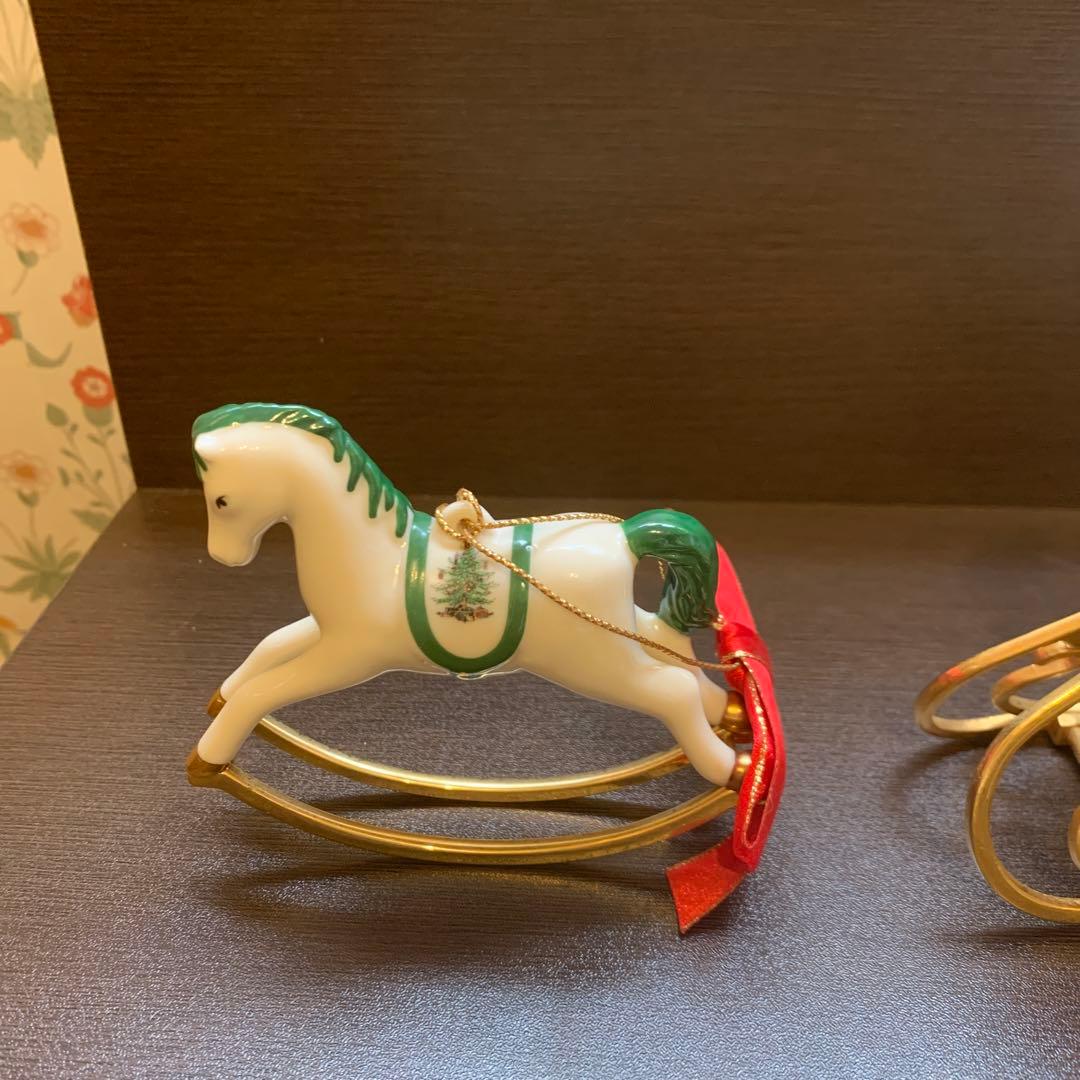 クリスマス　陶製デコレーションセット