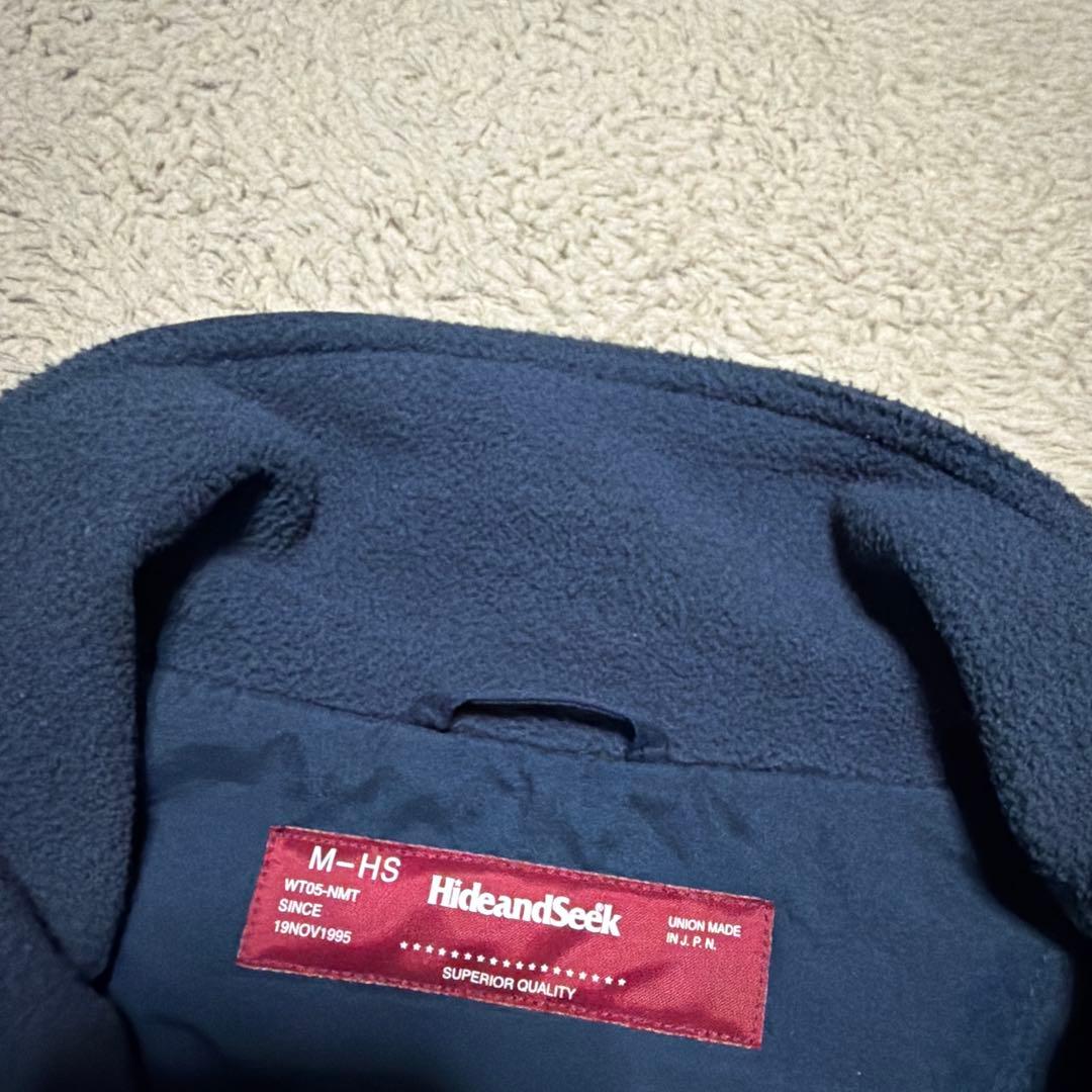 HIDE AND SEEK ナイロンジャケット　フリース　JACKET M
