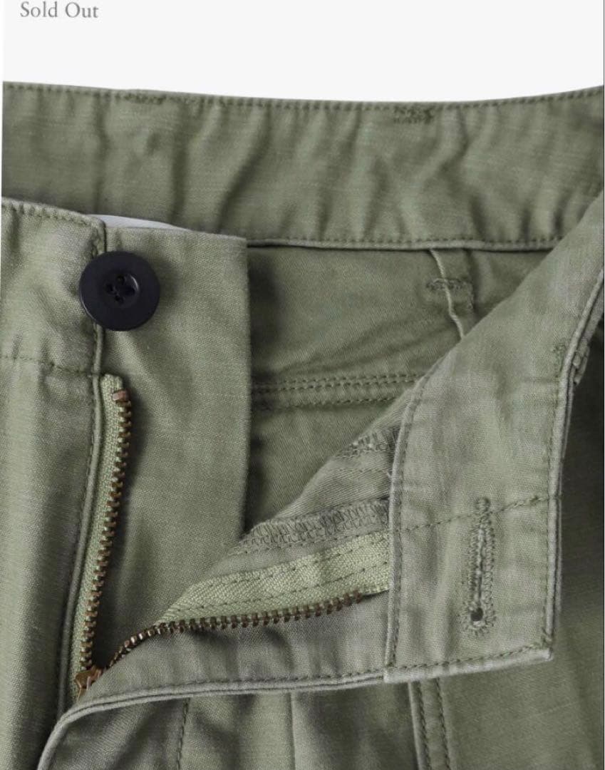 RHC Wide Military Pants カーキ XS