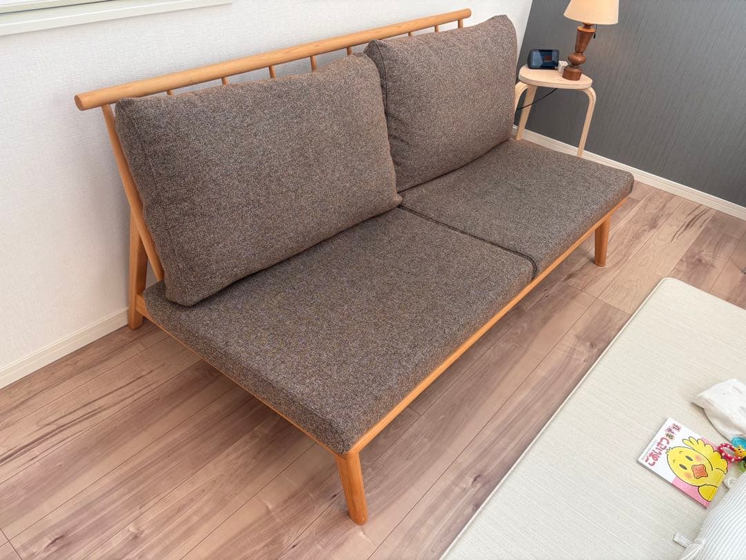 シギヤマ家具 ファブリックソファ 幅164cm USED