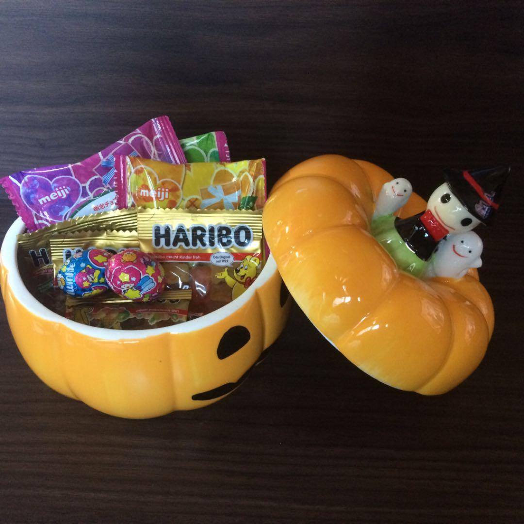 HELLOWEEN ハロウィン かぼちゃ  陶器キャニスター