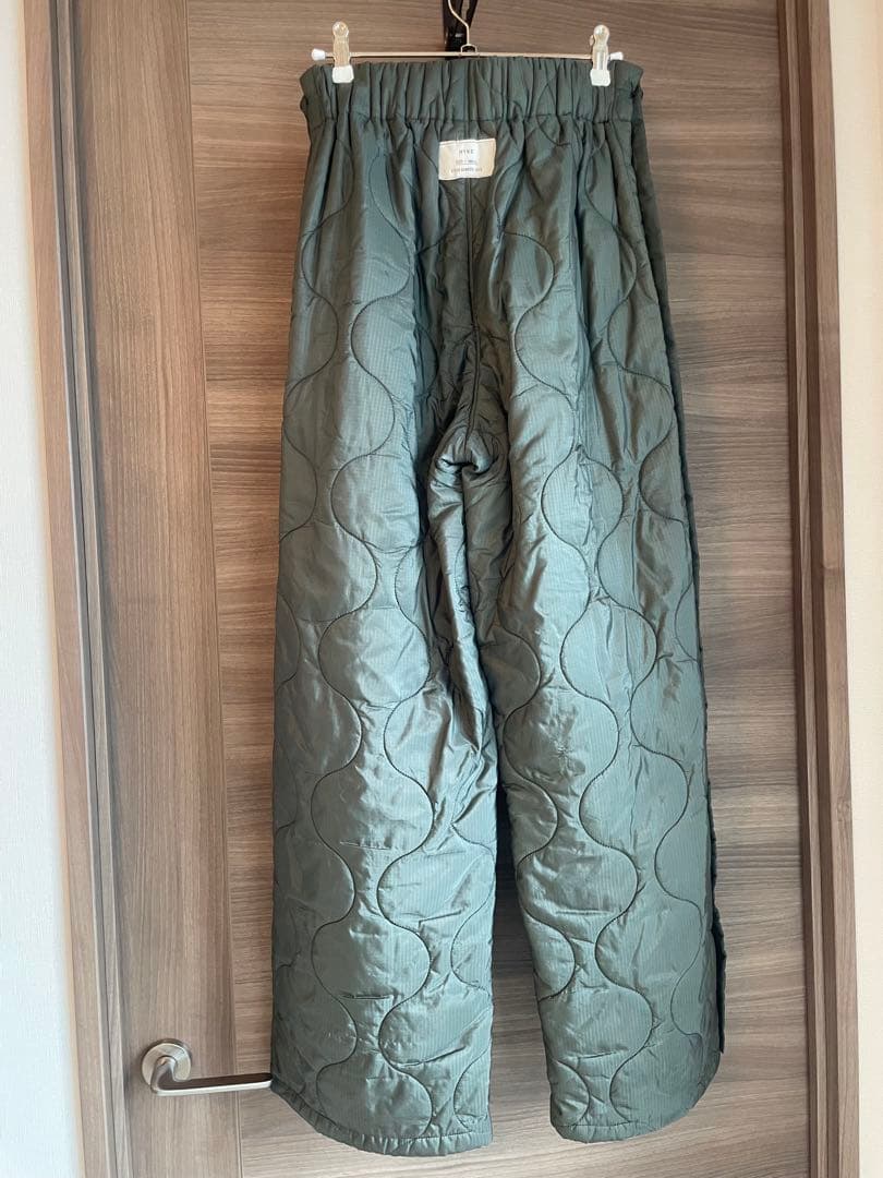 HYKE キルティングパンツ