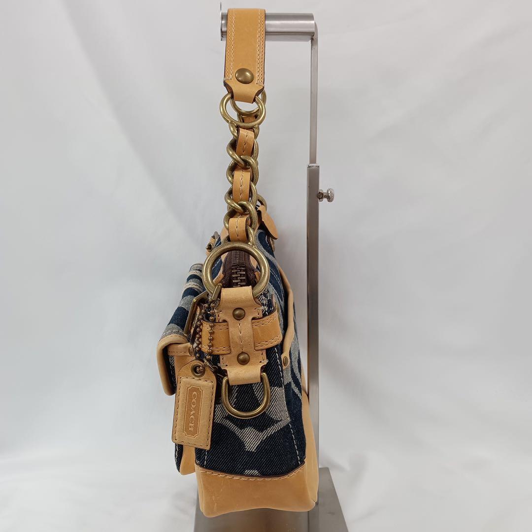 COACH コーチ　レガシー ターンロック デニム ワンショルダーバッグ