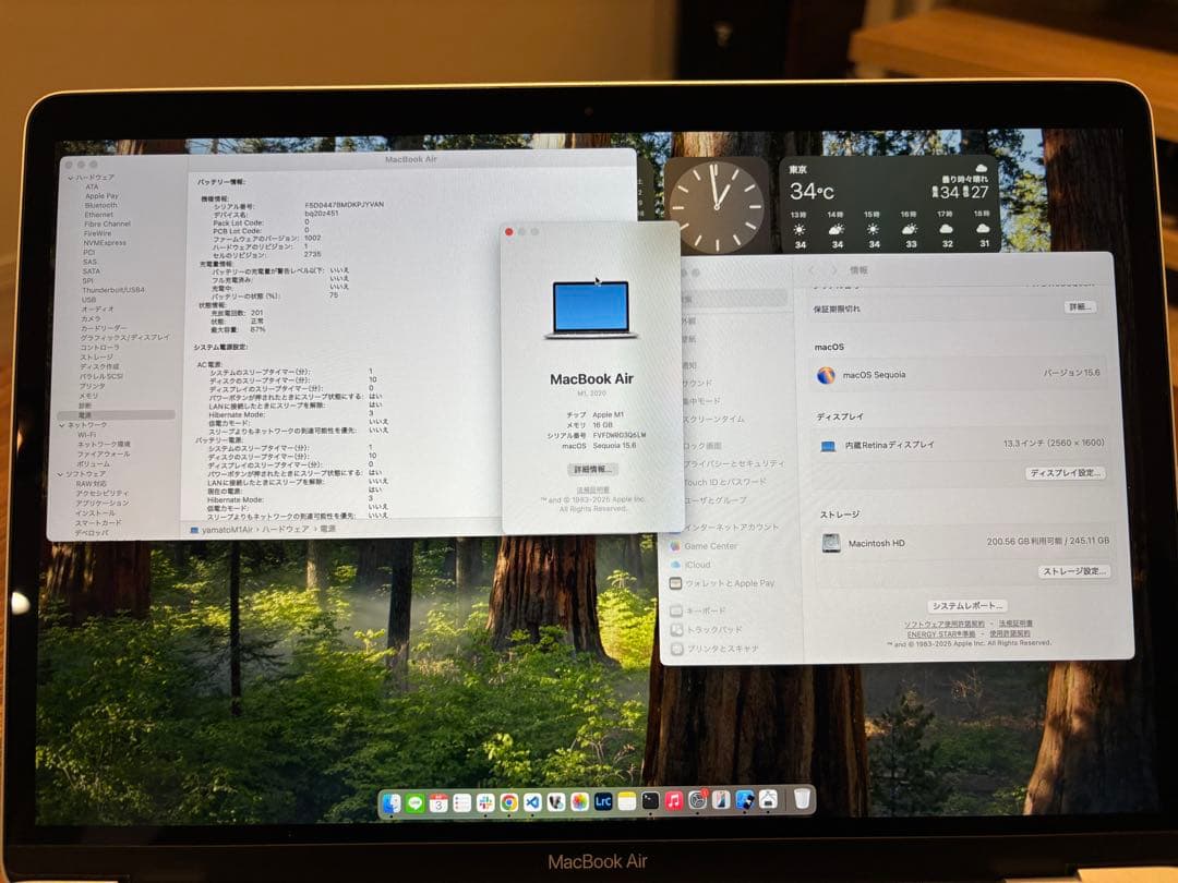 M1 MacBook Air 16GB 256GB シルバー JIS
