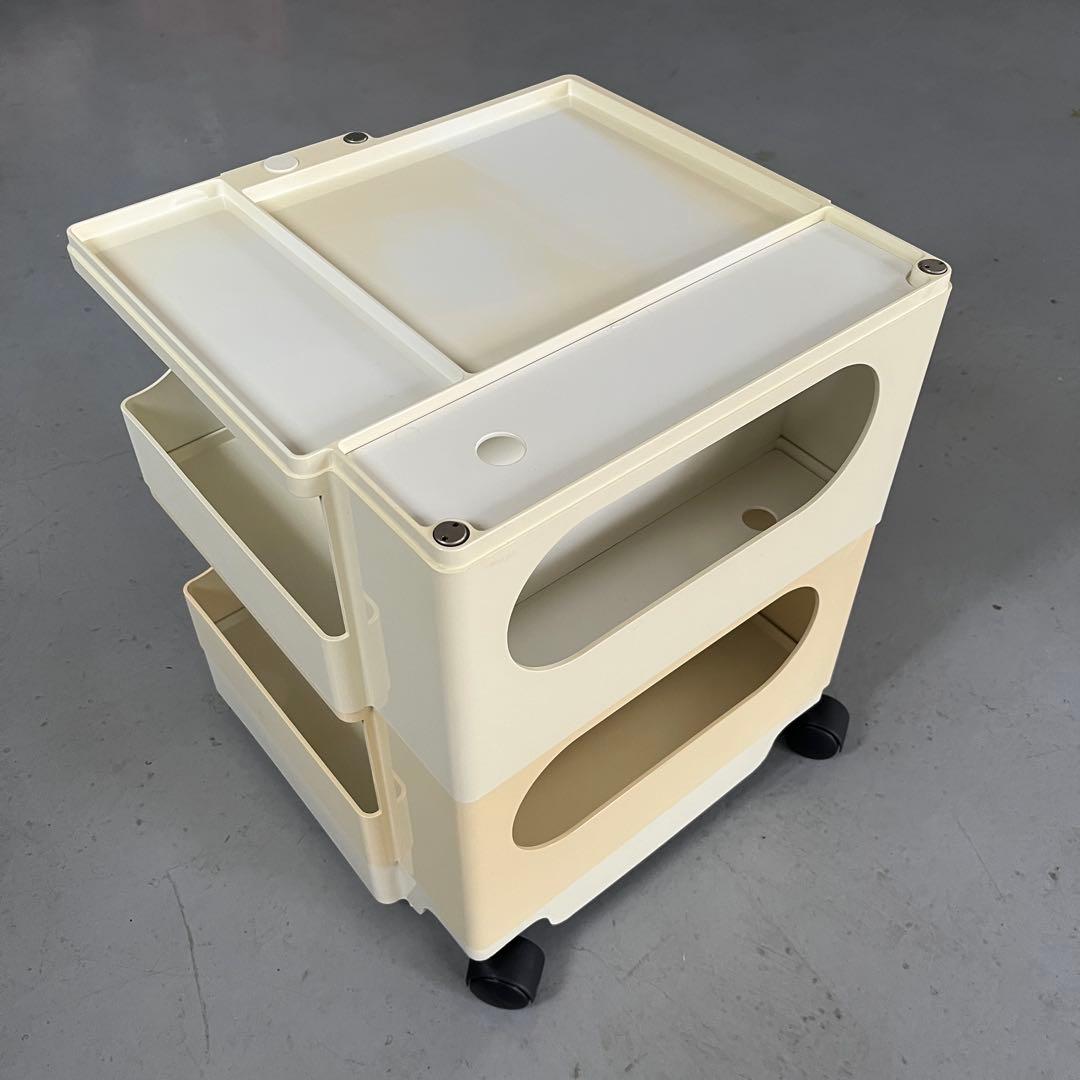 【正規品】B-LINE/ボビーワゴン 2段トレイ ホワイト ジョエ・コロンボ